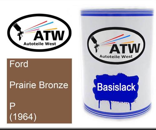 Ford, Prairie Bronze, P (1964): 500ml Lackdose, von ATW Autoteile West.